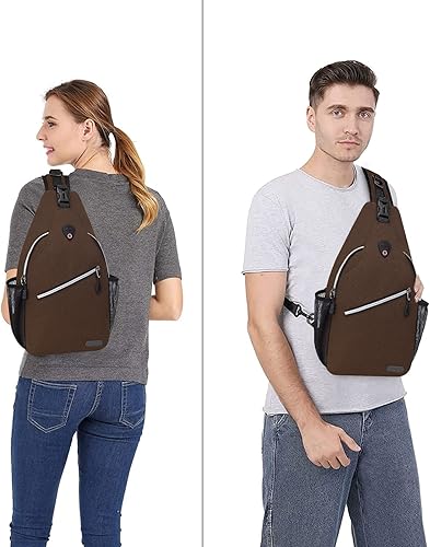 Vista 53 de Mosiso - Mochila bandolera multiusos, para viajes, senderismo, etc.