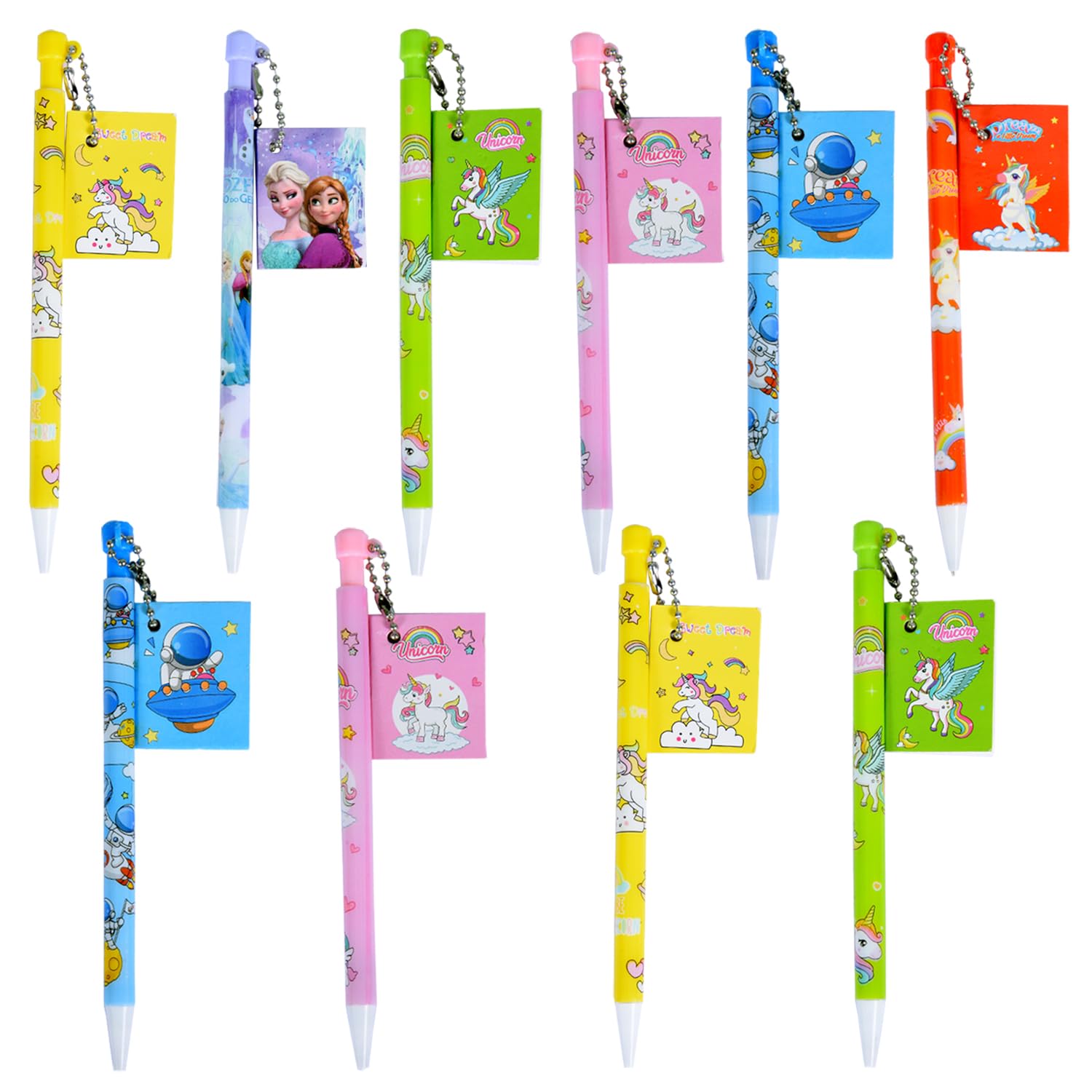 Side Click Pencil with Dairy | Birthday Party Return Gift for Kids | 0.7mm Mechanical Pencil (pack of 10)(Black ink)