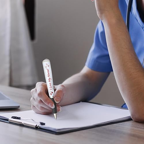 Miniatura 7 de Bolígrafo de regalo para la semana de la enfermera (1 bolígrafo, 3 caras), regalos de semana de enfermeras, regalos divertidos para enfermeras,