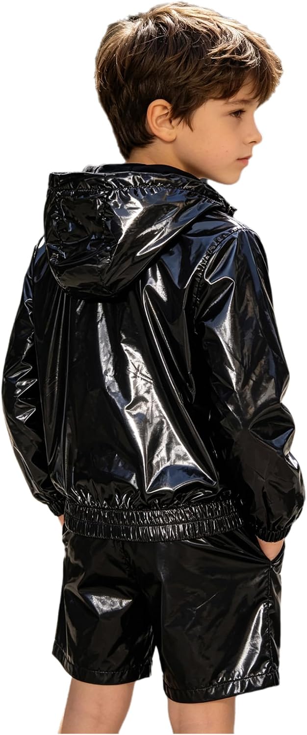 Freebily Boys Lightweight Raincoats for Outdoor Adventure Recess