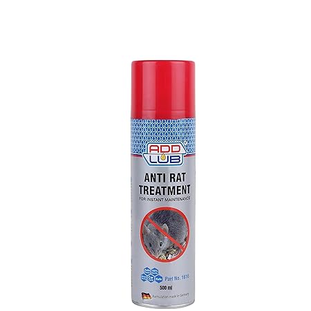 ADD LUB Anti Rat Treatment Powerful Rat Repellent Spray Effective Rodent Repellent Spray Non-Poisonous & Non-Toxic Rat Repellent for Car Rat Protection, Mouse Rodent Repellent for Car (500 ML, Pack Of-1)