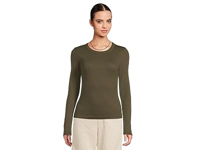 Michael Stars Zola Long Sleeve Crew T-Shirts Women