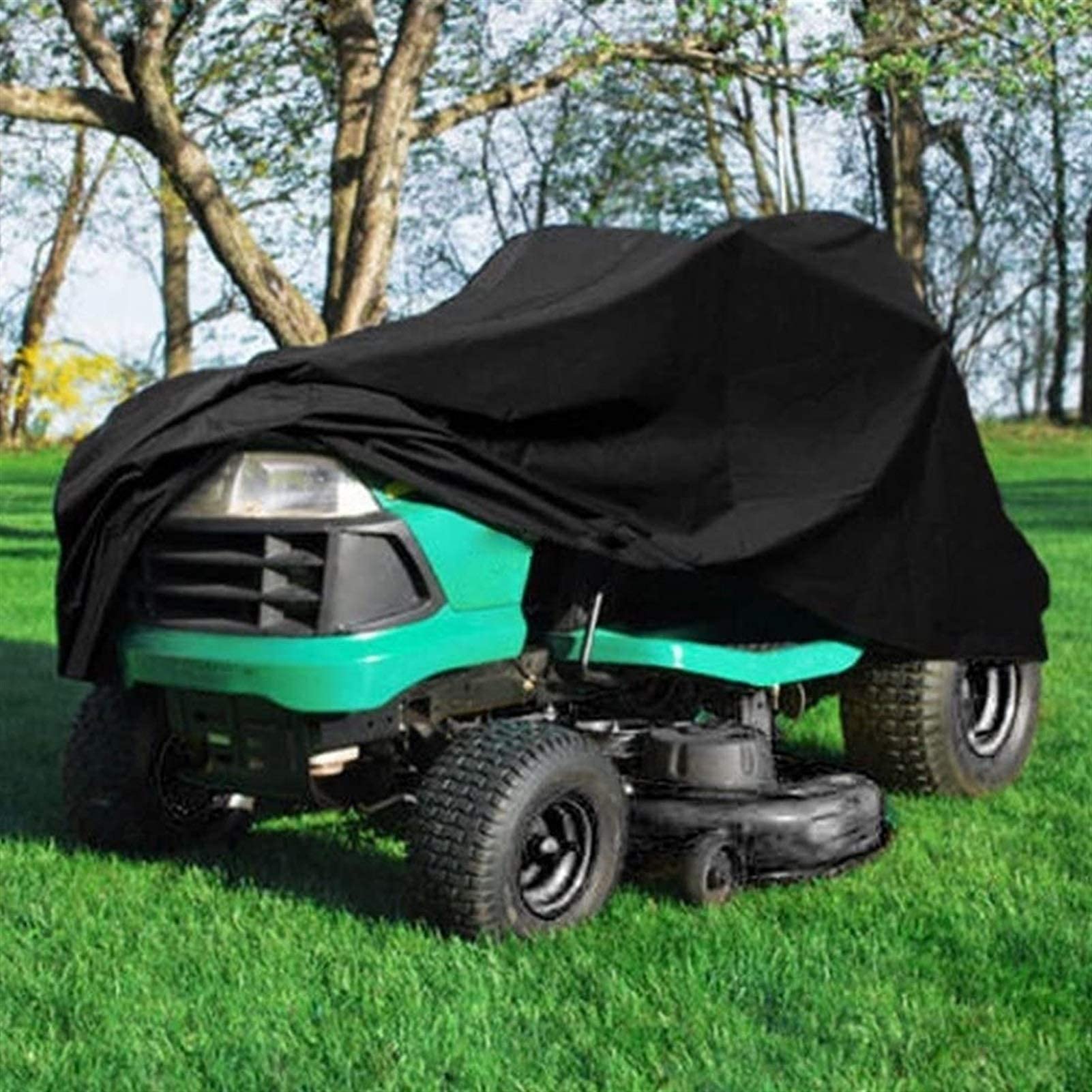 Pokrowiec na traktor, Pokrowiec na kosiarkę traktorek, samojezdną, Pokrowce ochronne ciągnik o dużej wytrzymałości, Odporny pokrowiec traktor ogrodowy(180 * 123 * 110cm)