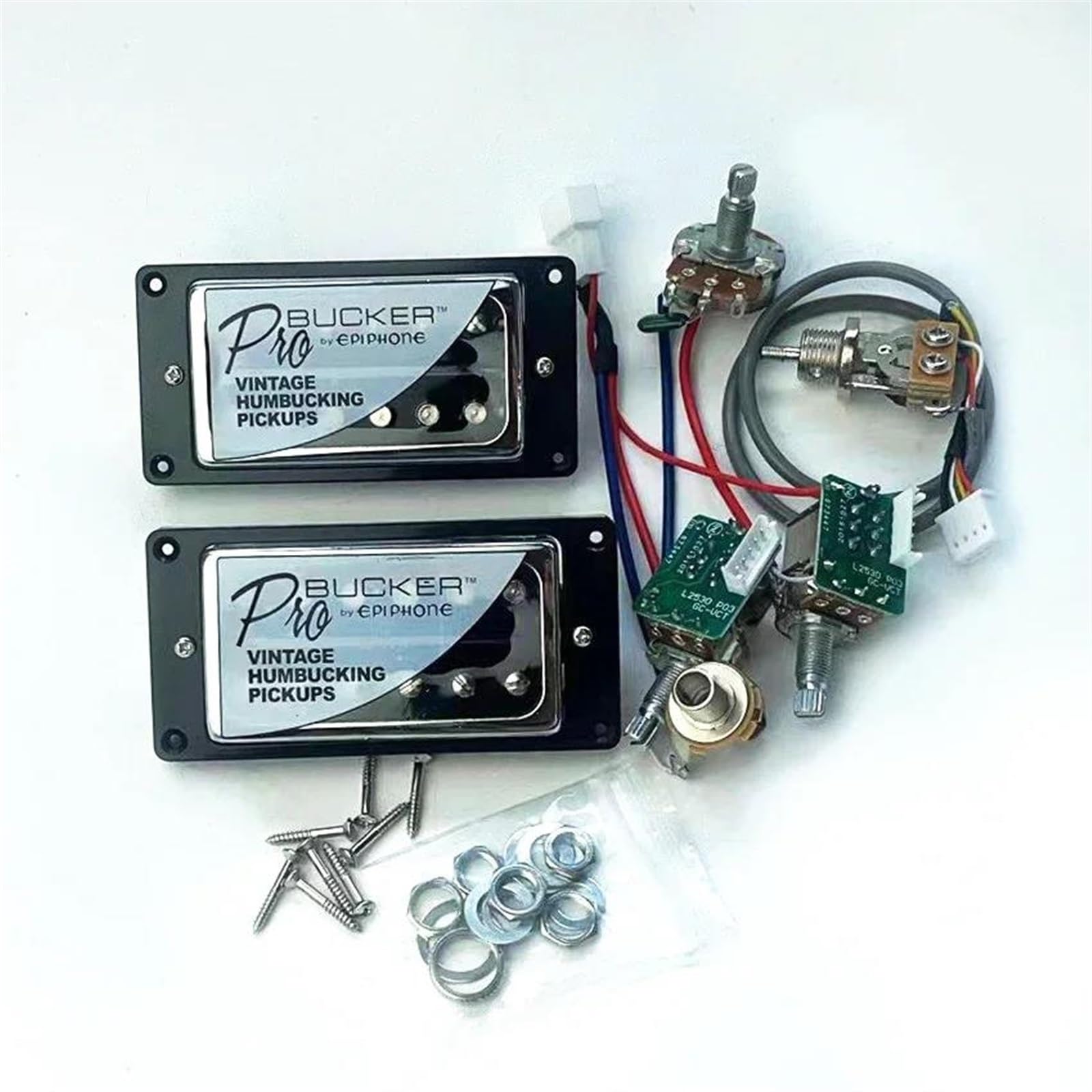 Do Gitary Elektrycznej LP Standard Alnico 5 Push-pull 2V1T Wire Harness Humbucking Pickup 1 Zestaw(F)