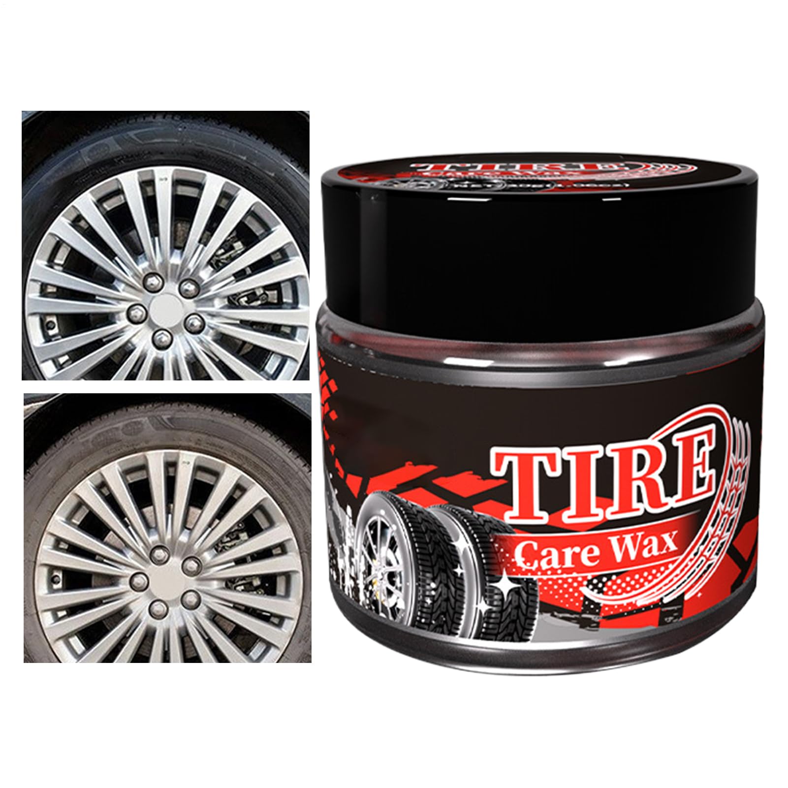 Cera para neumáticos, protección segura para caucho natural, protección para neumáticos de automóviles, para, principiantes, entusiastas, motocicletas, vehículos, interiores y exteriores