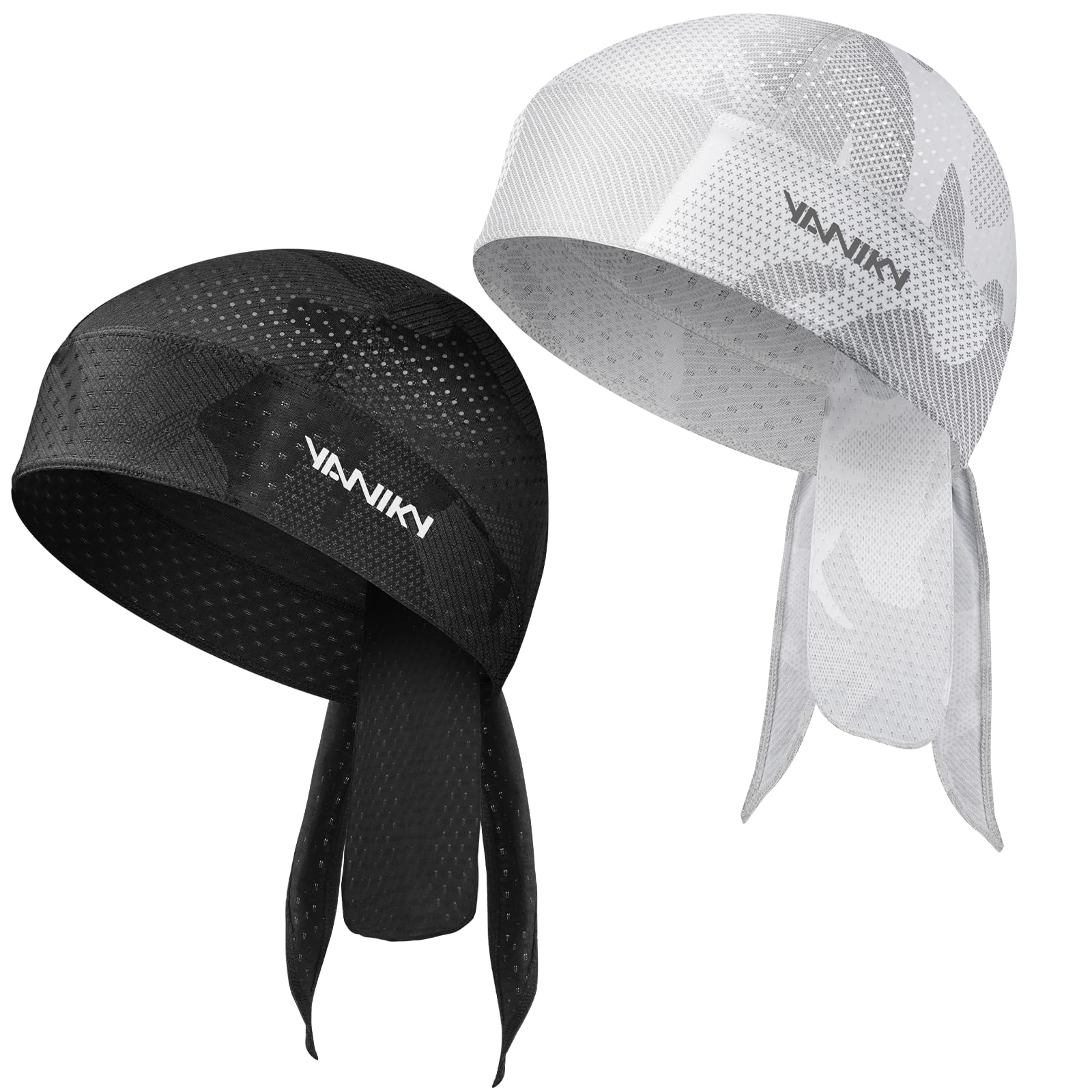 YANIKY Sports Bandana Cap UV Schutz Atmungsaktive Kopftuch Herren Damen Schnelltrocknend Durag Unter Helm Für Sommer Outdoor Sportarten Laufen