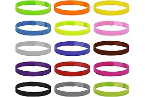 LUTER 15 Colors 20x1cm Puppy Collars, Soft Adjustable Whelping Collars for Puppy ID Collars