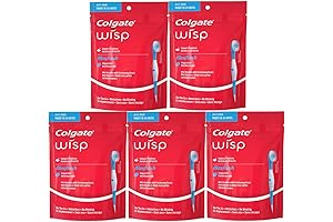 Colgate(R) Whisps Pocket-Sized On-the-Go Mini Toothbrushes | 24-Pack Set