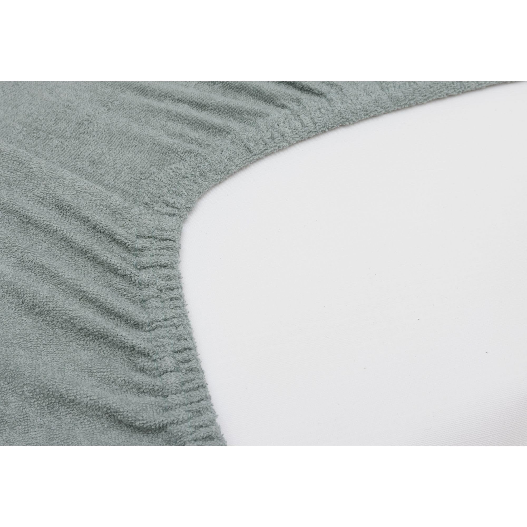 Jollein Copri fasciatoio in spugna – verde mare – confezione da 2 – 50 x 70 cm – 85% cotone – 15% poliestere – certificato Oeko-Tex – rivestimento fasciatoio