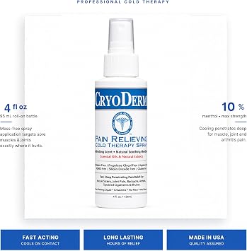 CryoDerm 4 oz Spray Cold Therapy (6 Pack)