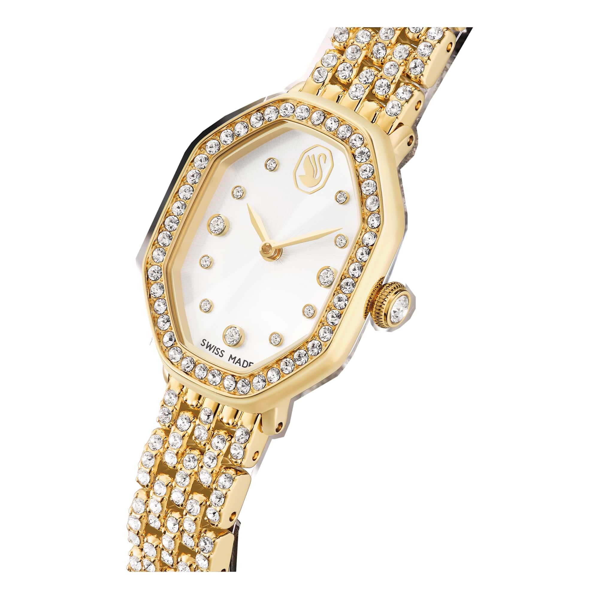 Swarovski Dextera Colección Octagon Reloj, Swiss Made, Metal Pracelet