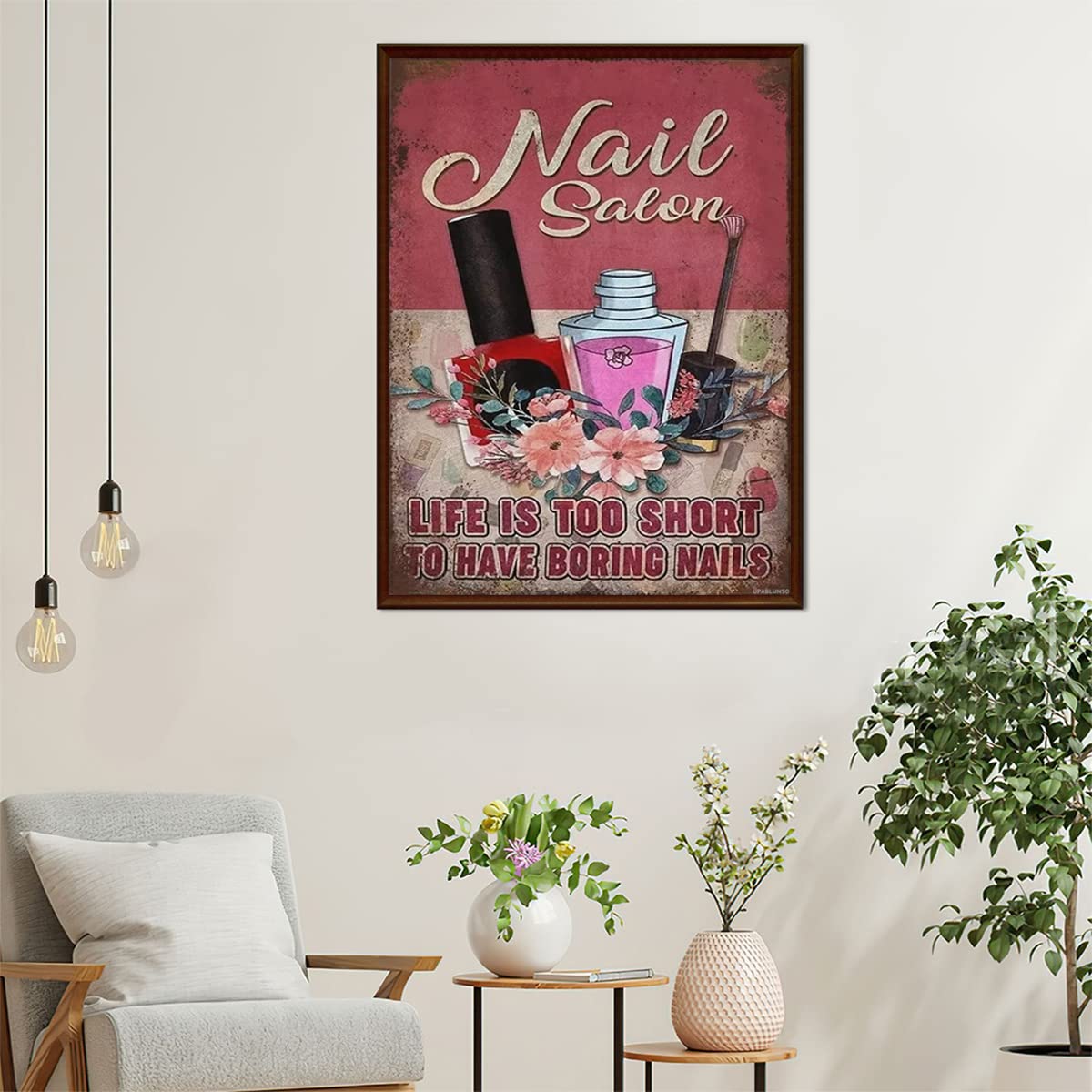 UPABLUNSO Diamond Painting Kit - She Believed She Could So She Did Inspirational Quote 12x16 Inch