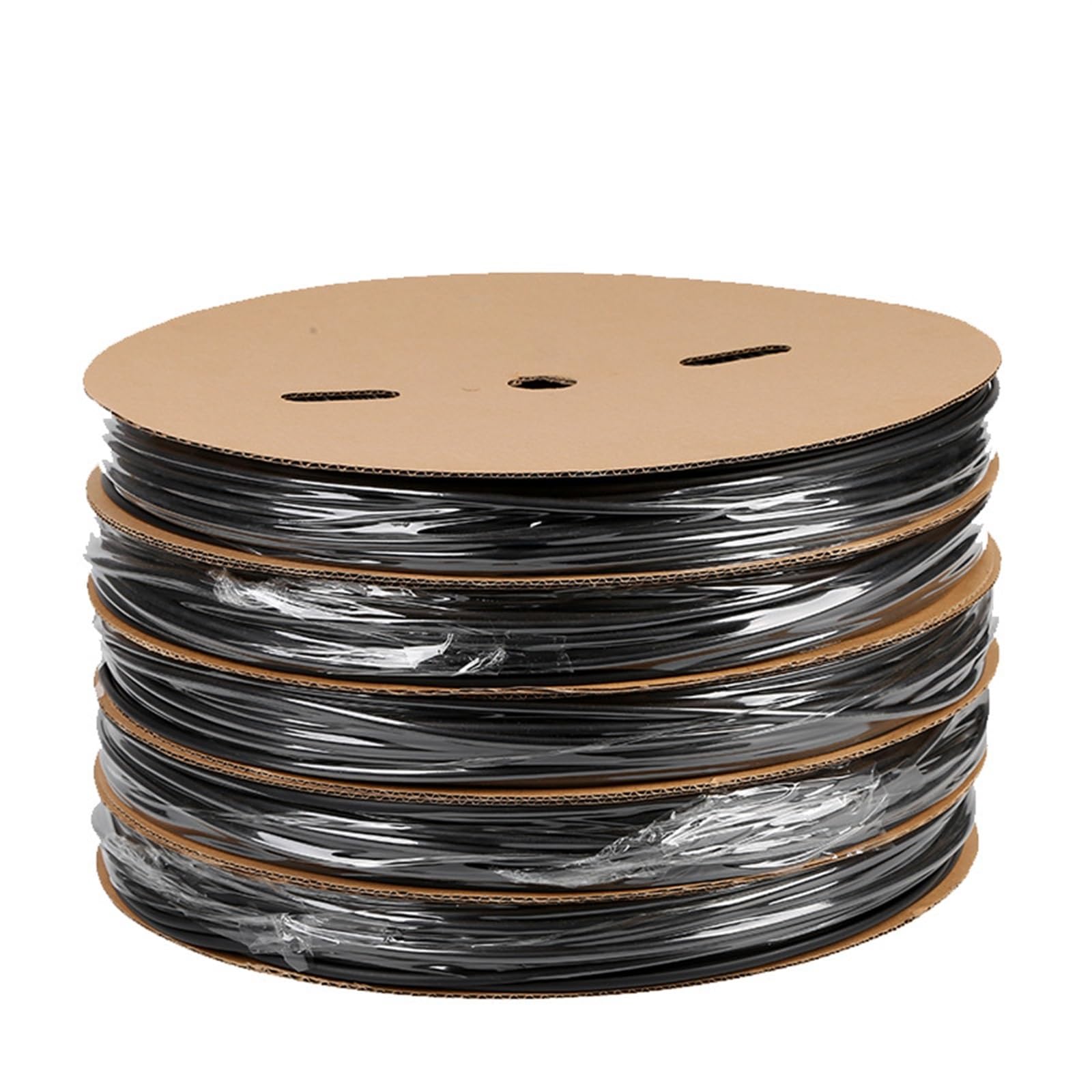 Guaina termorestringente Guaina termorestringente da 1 m, Diametro 0,6-150 mm, Rapporto 2:1, Guaina, in poliolefina Nera for Uso Domestico, automobilistico e Industriale(100mm)