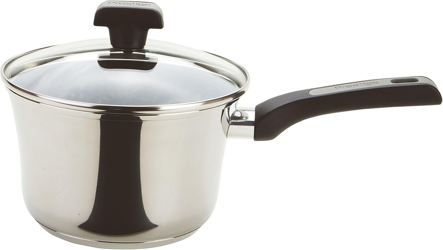 Prestige 3 Piece Set-Silver Durasteel Induction Stainless Steel Saucepan, Set of 3