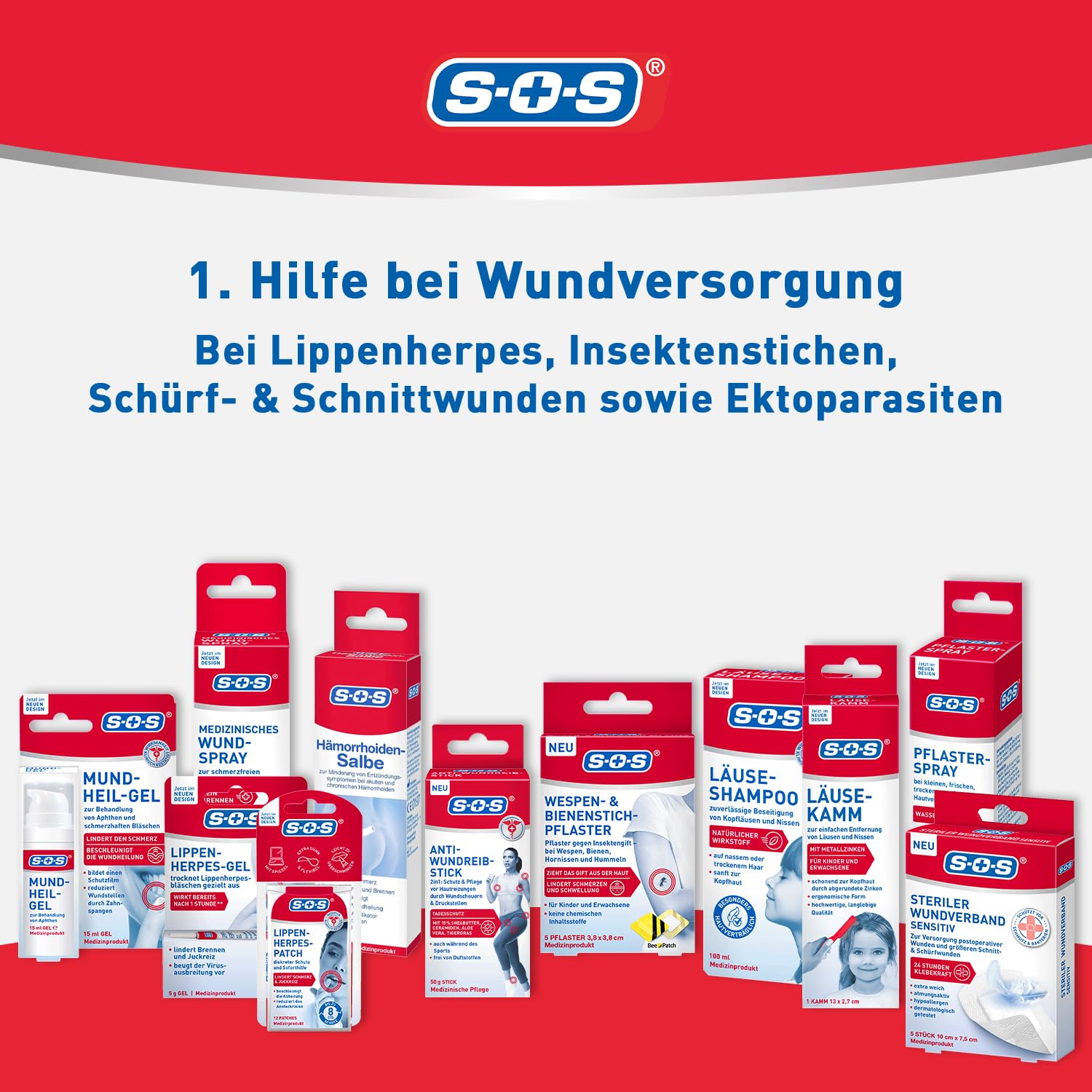 SOS Lippen Herpes Gel mit Silicium