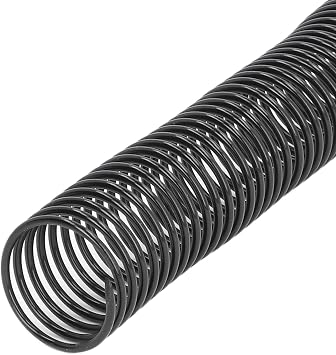 Spiral Binding Coils, 18 Pcs Plastic Spiral Binding Coils Binding kit, 38mm Diameter, 48 Loop, 41 Pitch, 310 Sheet Capacity, Spiral Binding Spine for A4 Paper for Students