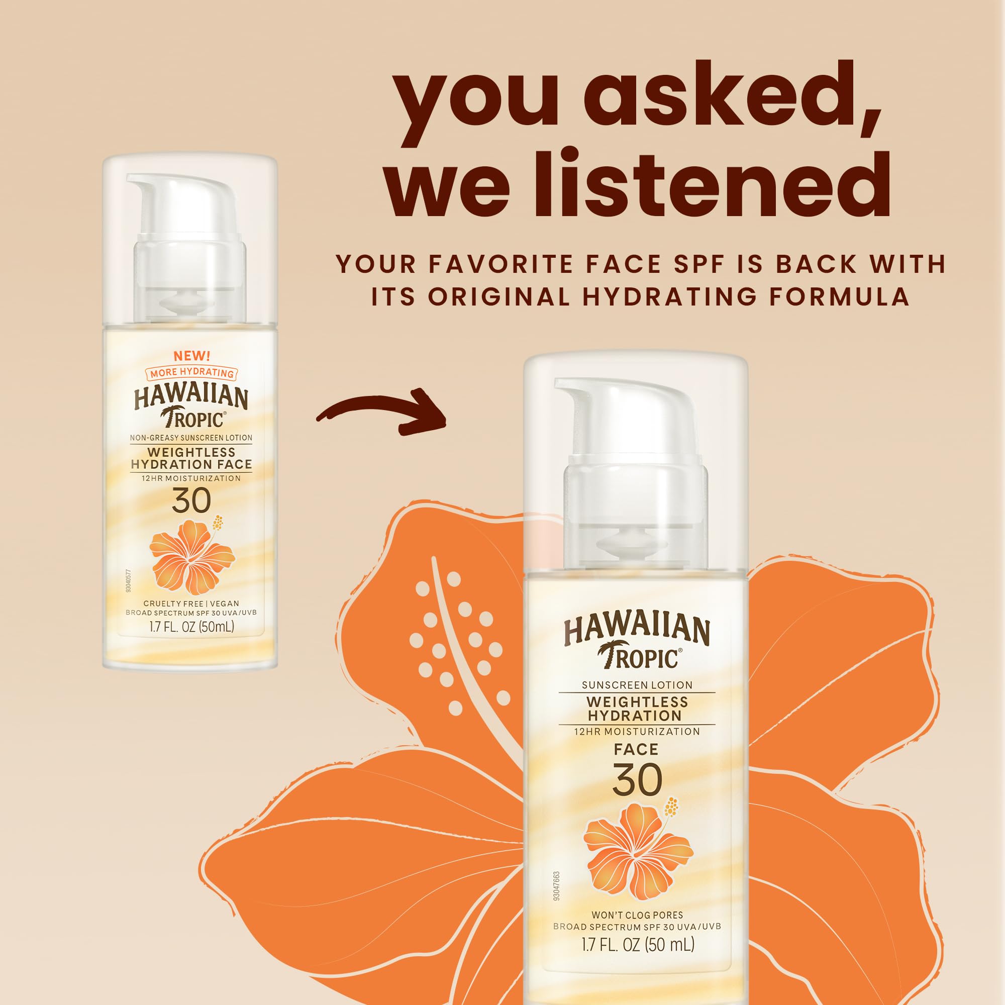 Amazon.co.jp: Hawaiian Tropic シルク水分補給無重力日焼け止め