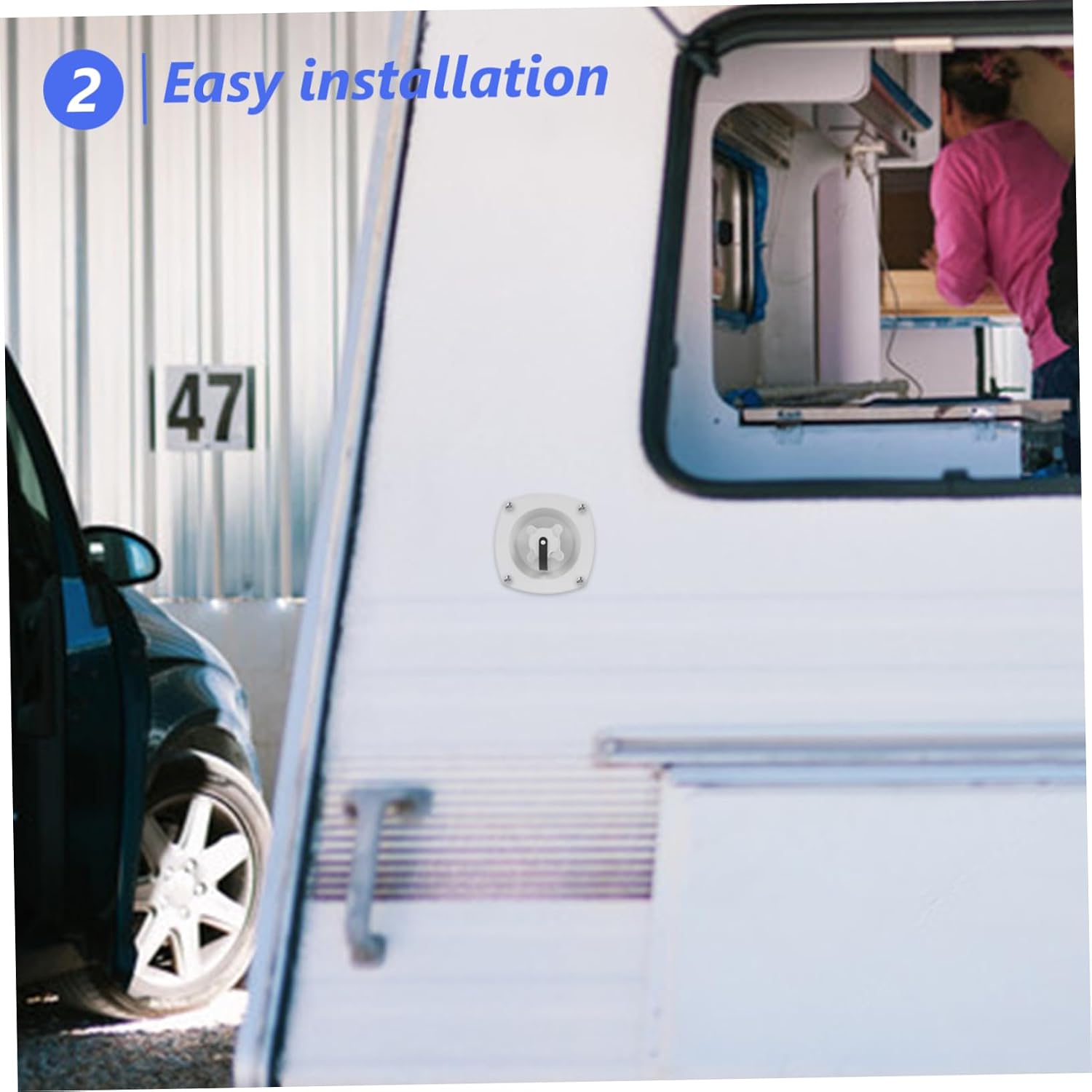 SOLUSTRE Rv Water Inlet Accessory Replacement Cap for Trailer Camper Easy Installation Pp