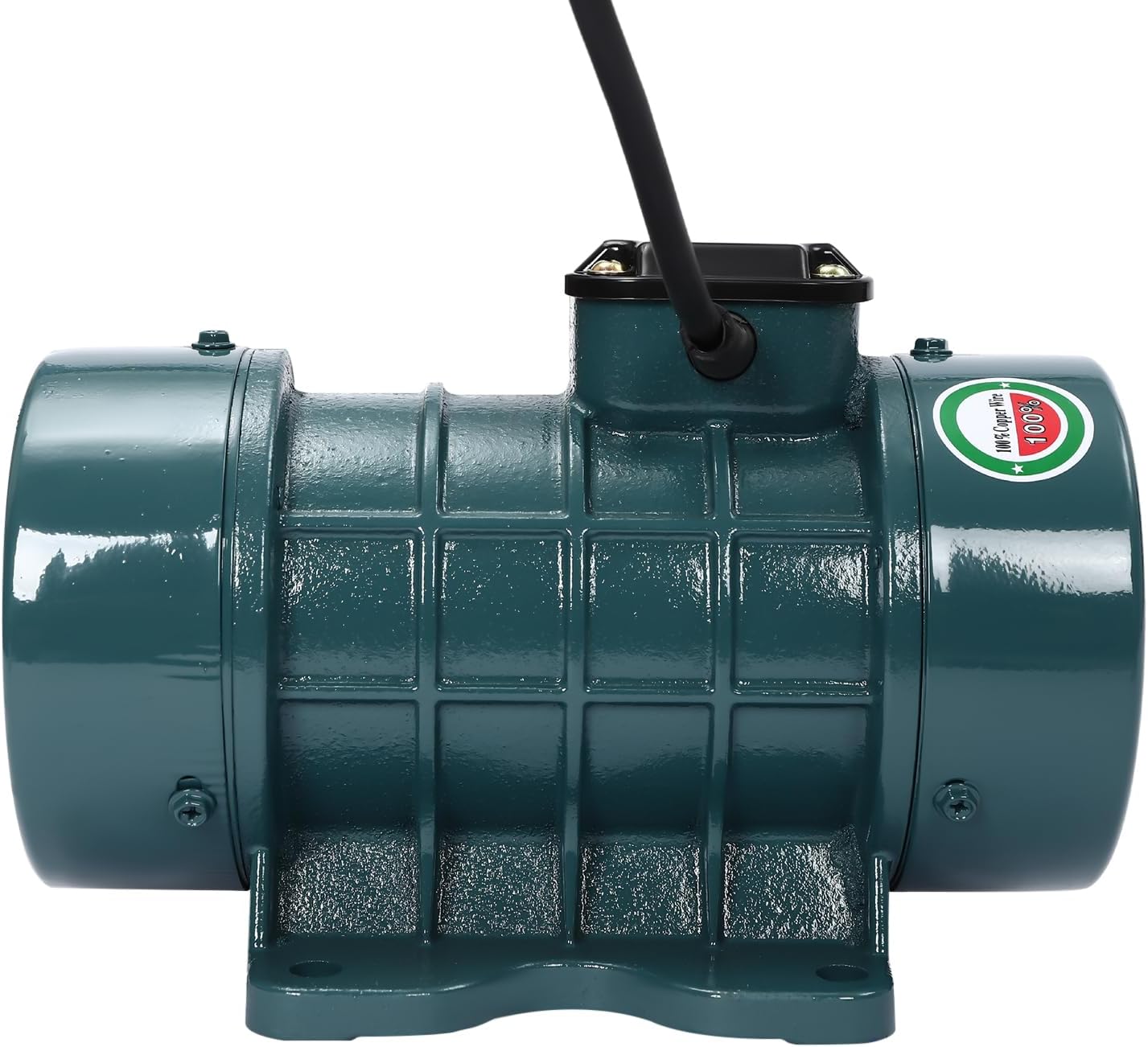 250W Concrete Vibrator Motor, Industrial Vibration Motor Concrete Shaker Vibrating Motor Table Vibrator for Construction Sites and Road Construction Fields and Machines (Dark Green)