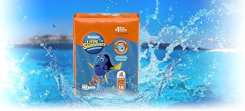 Miniatura 9 de Huggies - Pañales de baño desechables Little Swimmers, talla 4 (24-34 lbs), 36 unidades, el empaque puede variar