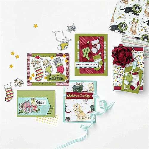 Miniatura 5 de Sellos y troqueles para hacer tarjetas, 2024 nuevos troqueles para hacer tarjetas, juego de troqueles de corte 2 en 1, troqueles para álbumes de