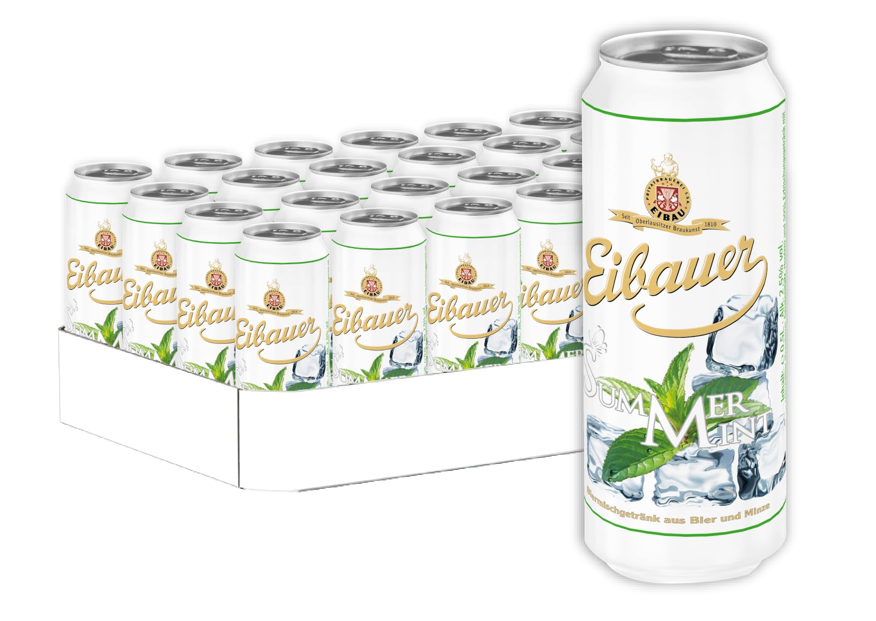Eibauer SummerMint 2,5% Dosenbier 0,5 l - 24 Dosen
