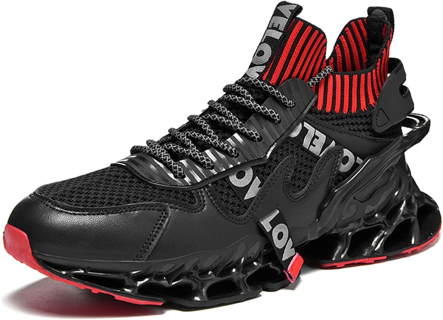 Men's Running Shoes Tennis Walking Fashion Sneakers Breathable Anti-Slip Gym Athletic Trainers Outdoor Lightweight Sports High Top Basketball Shoes