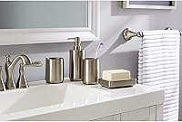 Vista 6 de SKL Home by Saturday Knight Ltd. Roche - Jabonera de acero inoxidable, 1.24x3.76x5.2