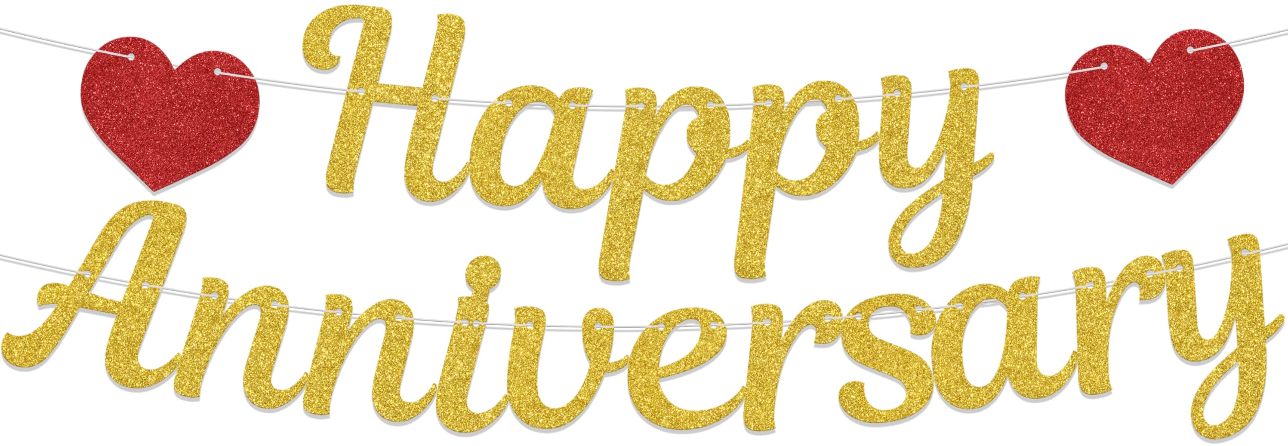 Happy Anniversary Banner, Funny Anniversary Decorations