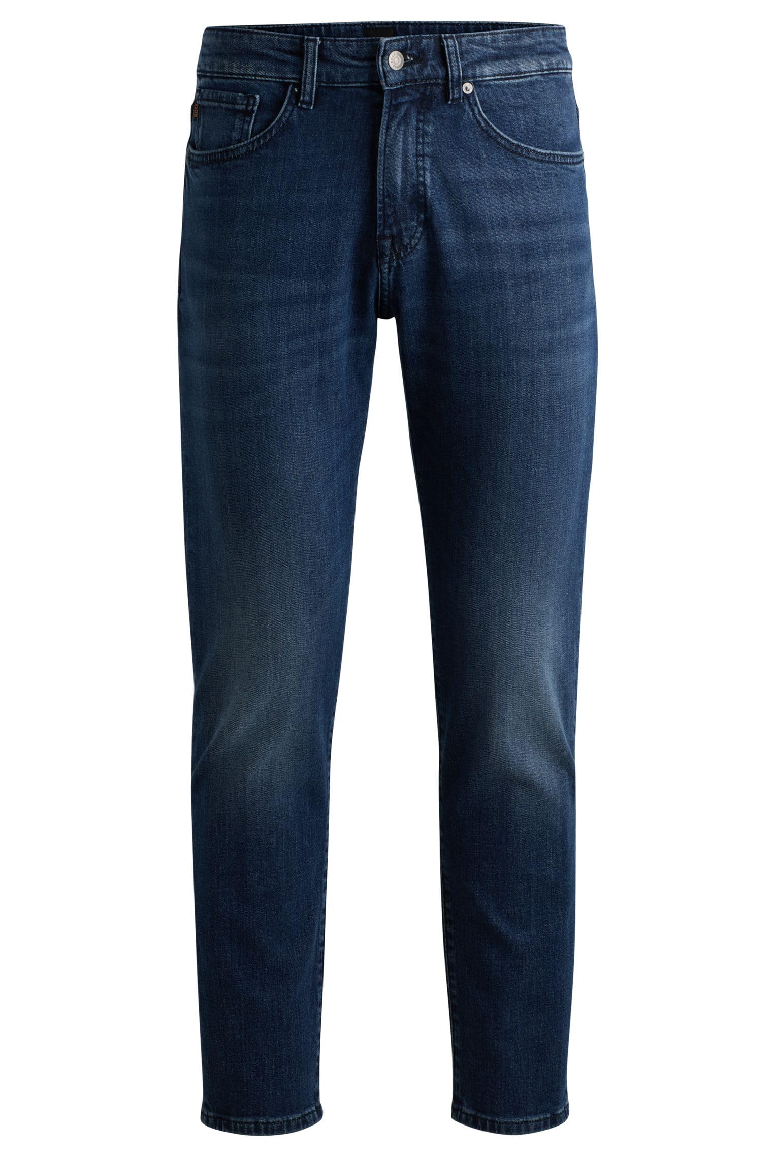 Hugo Boss Unisex Navy Boss Remaine Regular Fit Jeans - Size: 32/32