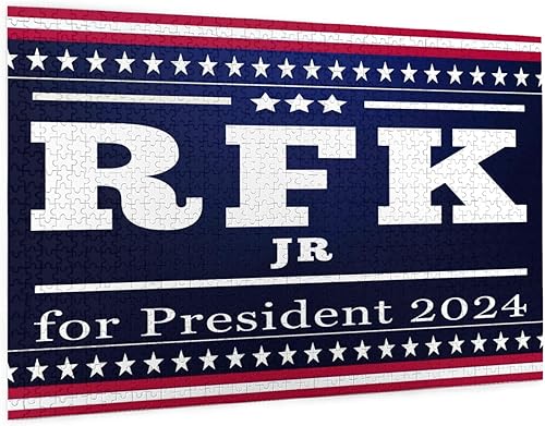 Miniatura 2 de RFK Robert F Kennedy Jr para presidente 2024 Regalos para mujeres y hombres, rompecabezas de 1000 piezas para adultos, rompecabezas divertidos para