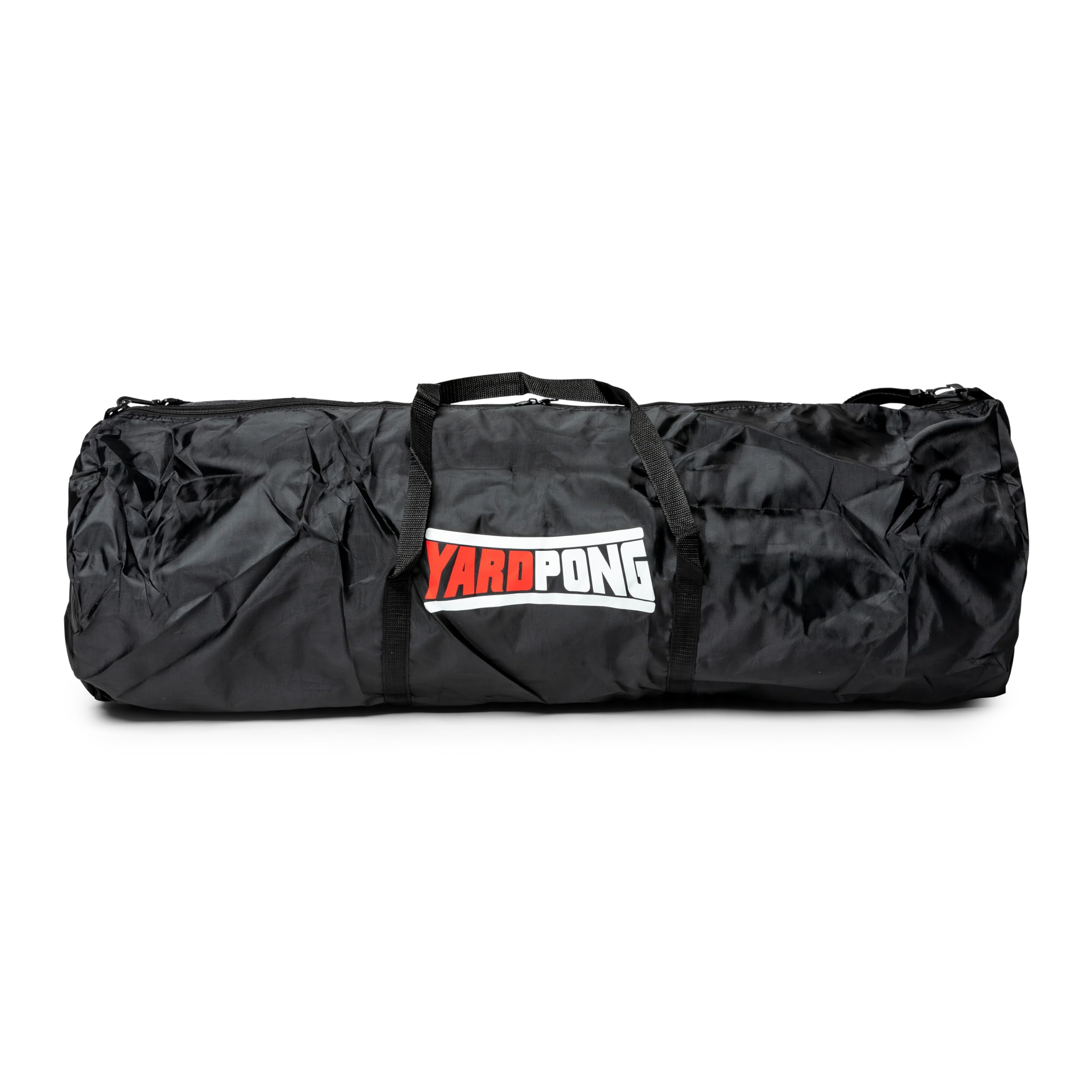 Yard Pong X Basket - Juego de pelota con bolas y cubos duraderos, juego al aire libre para césped, patio trasero y playa. El juego incluye 12 cubos, 2 pelotas de baloncesto, bolsa de transporte y