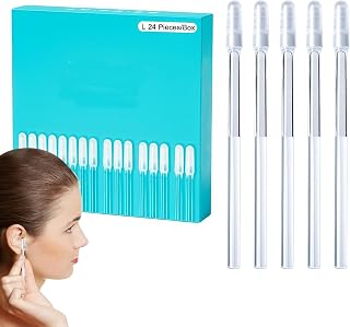 Ädheşive Ear Cleaning Kit 24-Piece - Reusable Safe Picks | Gentle Ear Wax Removal Tool For Adults | Pōrtable Hygiene (Packaging Random)