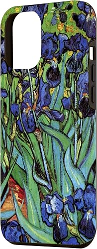Miniatura 2 de Funda para iPhone 12 Pro Max Irises de Vincent van Gogh, flores en un jardín