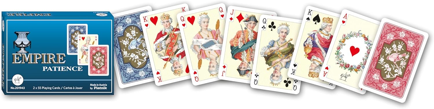 Piatnik 2019 "Empire Patience Card Game (2 x 55-Piece)