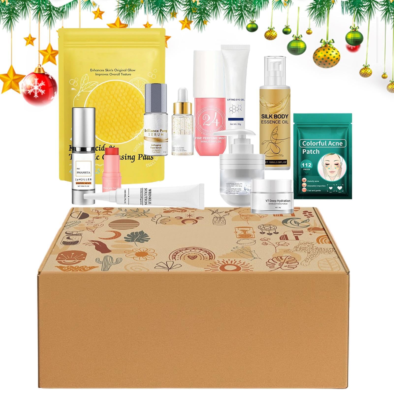Zestaw do pielęgnacji skóry | Lifting Hydrating Cleansing Face Products | Odżywcze produkty do pielęgnacji skóry twarzy dla kobiet, żony, dziewczyny, mamy, podróży, domu, na przyjęcie urodzinowe