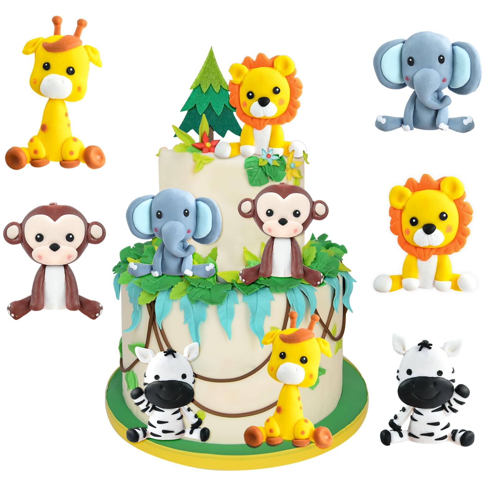 Decorazioni Torta Compleanno Cane, 33 Pezzi Torta Decorazione Cane Topper per Torte Compleanno Dog Decorazioni per Cupcake Topper Happy Birthday Decorazioni per Feste per Bambini, Baby Shower