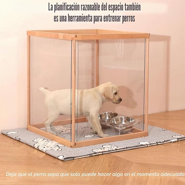 Foto 8 de 8 de Caño para cachorros, parque plegable con puerta, parque para perros, gatos, conejos, animales pequeños