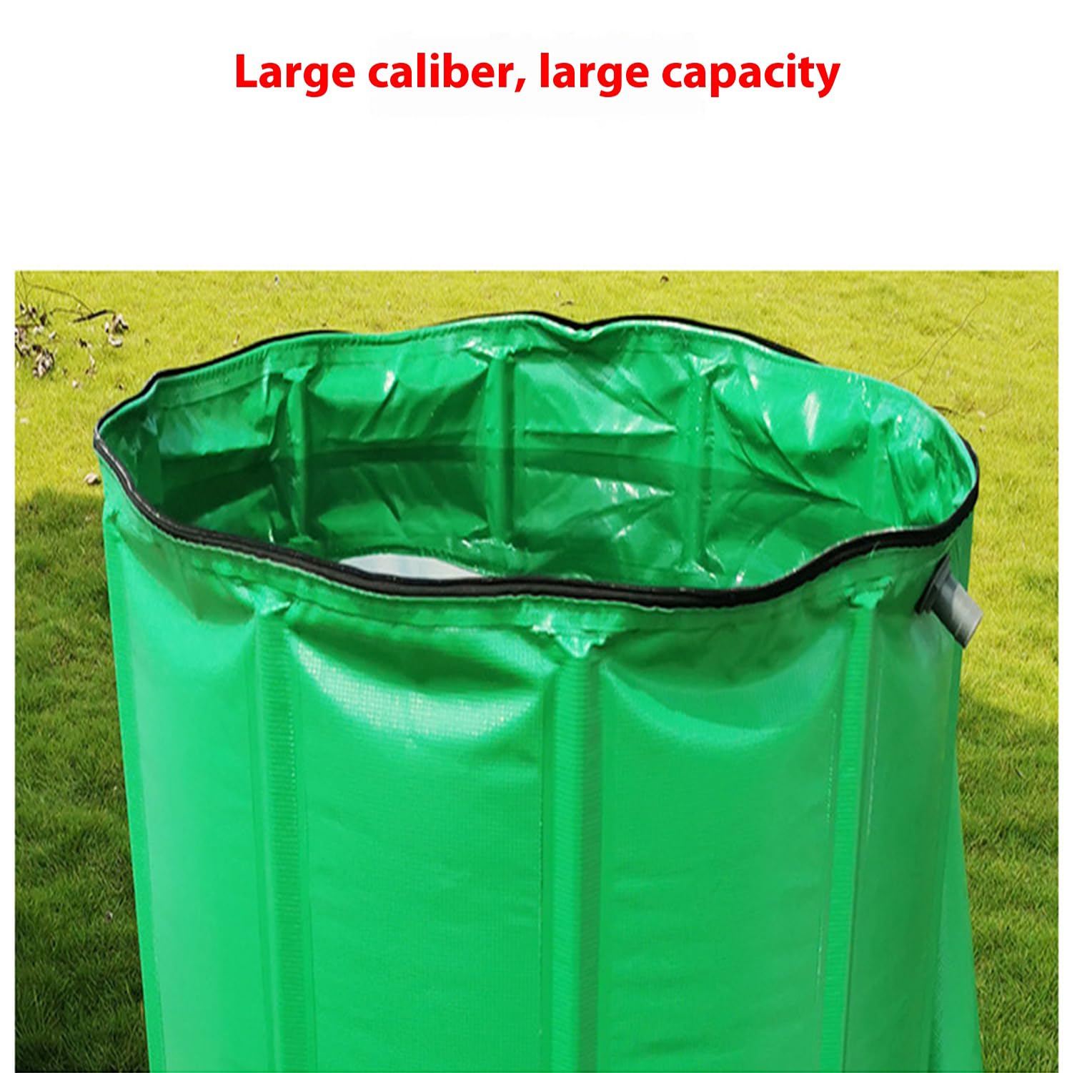 Colector de Agua de Lluvia Plegable, depósito de Agua Flexible con Grifo y Filtro, Resistente a los Rayos UV, anticorrosión, para riego de Jardines,A01,500L