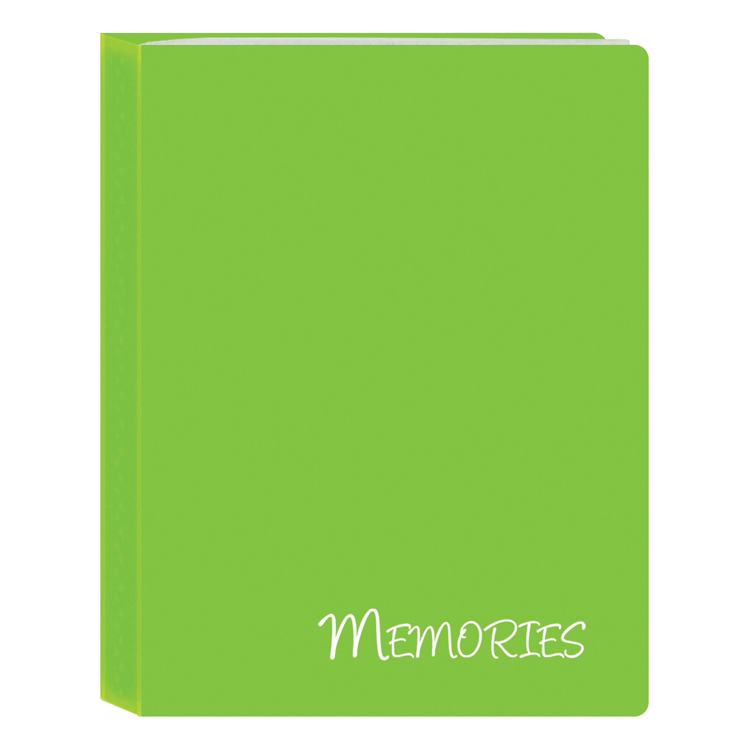 Pioneer Photo Albums I-46M/GN 36 Pockets Hold Memories Mini Photo Album, Green, 4" x 6"