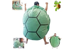 Cozy Comfort in a Shell: Adult Wearable Turtle Pillow