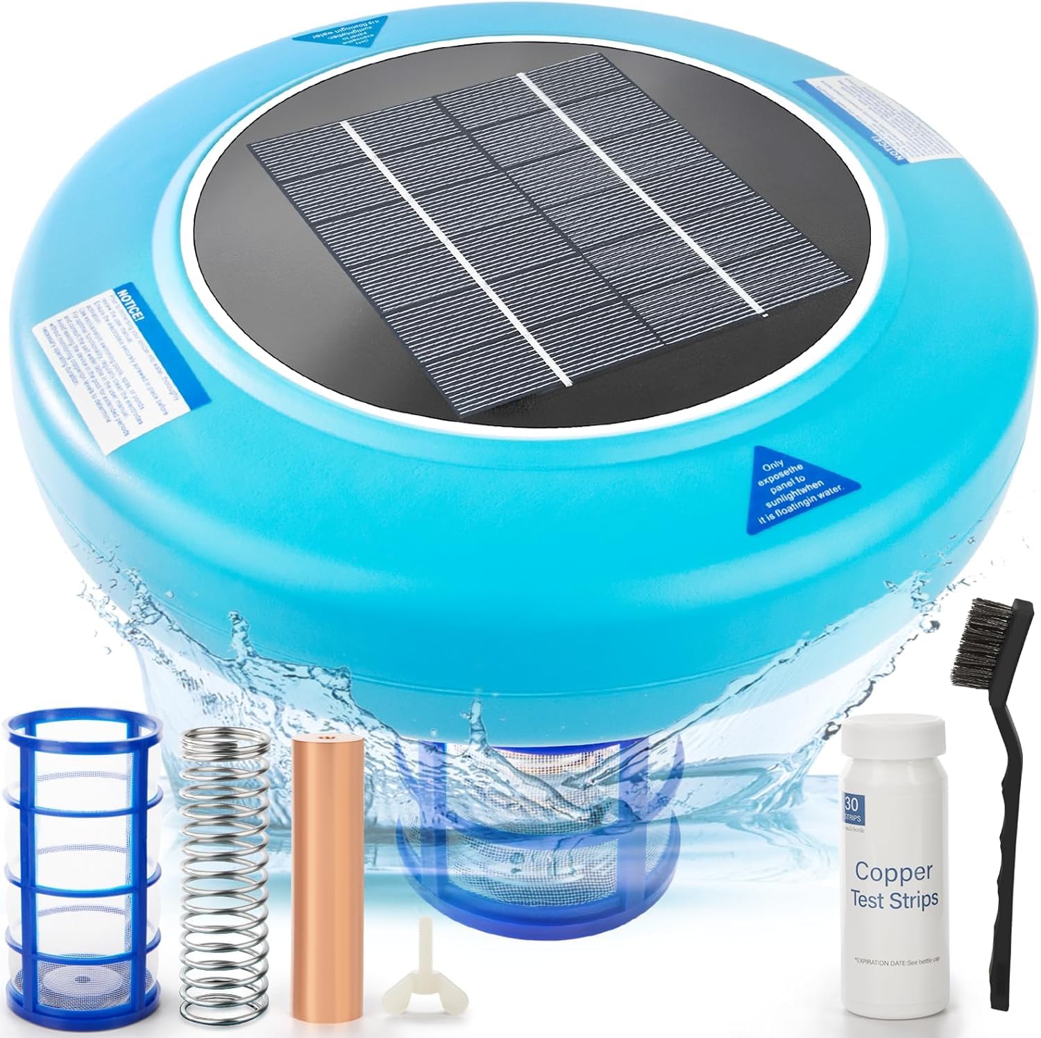 Photo 1 of Solar Pool Ionizer for Above Ground & Inground Pools Up to 45,000 Gallons – Easy Pool Maintenance
