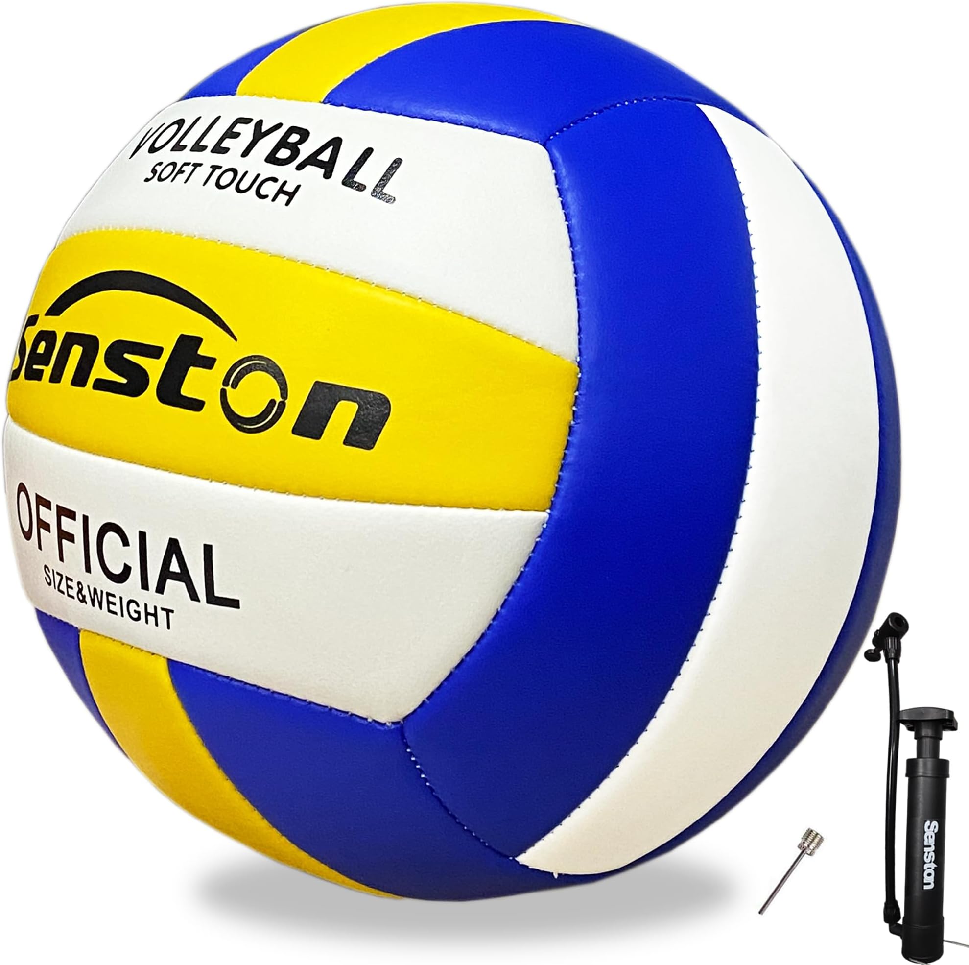 Senston Soft Volleyball - Waterproof Indoor/Outdoor for Beach Play, Game,Gym,Training Official Size 5