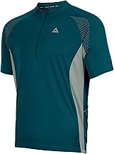 Airtracks Team II Men's Short-Sleeved Cycling Jersey - Cycling Jersey - Cycling Shirt Short Sleeve - Cycling Shirt - Bike Shirt MTB - Breathable - UV Protection - Quick Drying - Zip - Reflectors