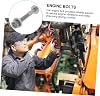 topbathy control arm screams suspension control arm bolt front arm mounting screw locking set for automotive industry car accessories alloy silver