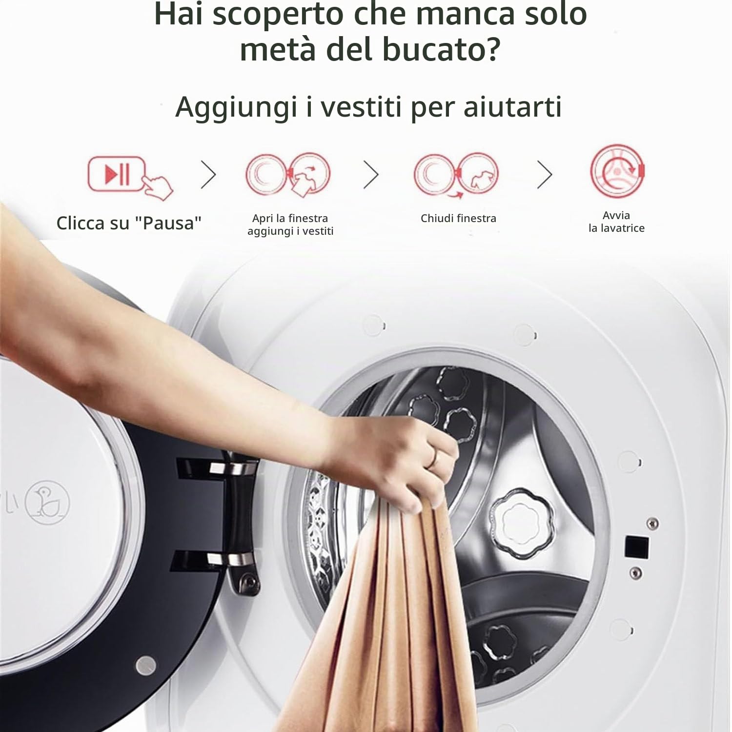 Lavatrice a Muro, Mini Lavatrice e Centrifuga Automatica da 3Kg, Lavatrice Compatta Elettrica a Parete, Mini Asciugatrice for Bagno Cucina