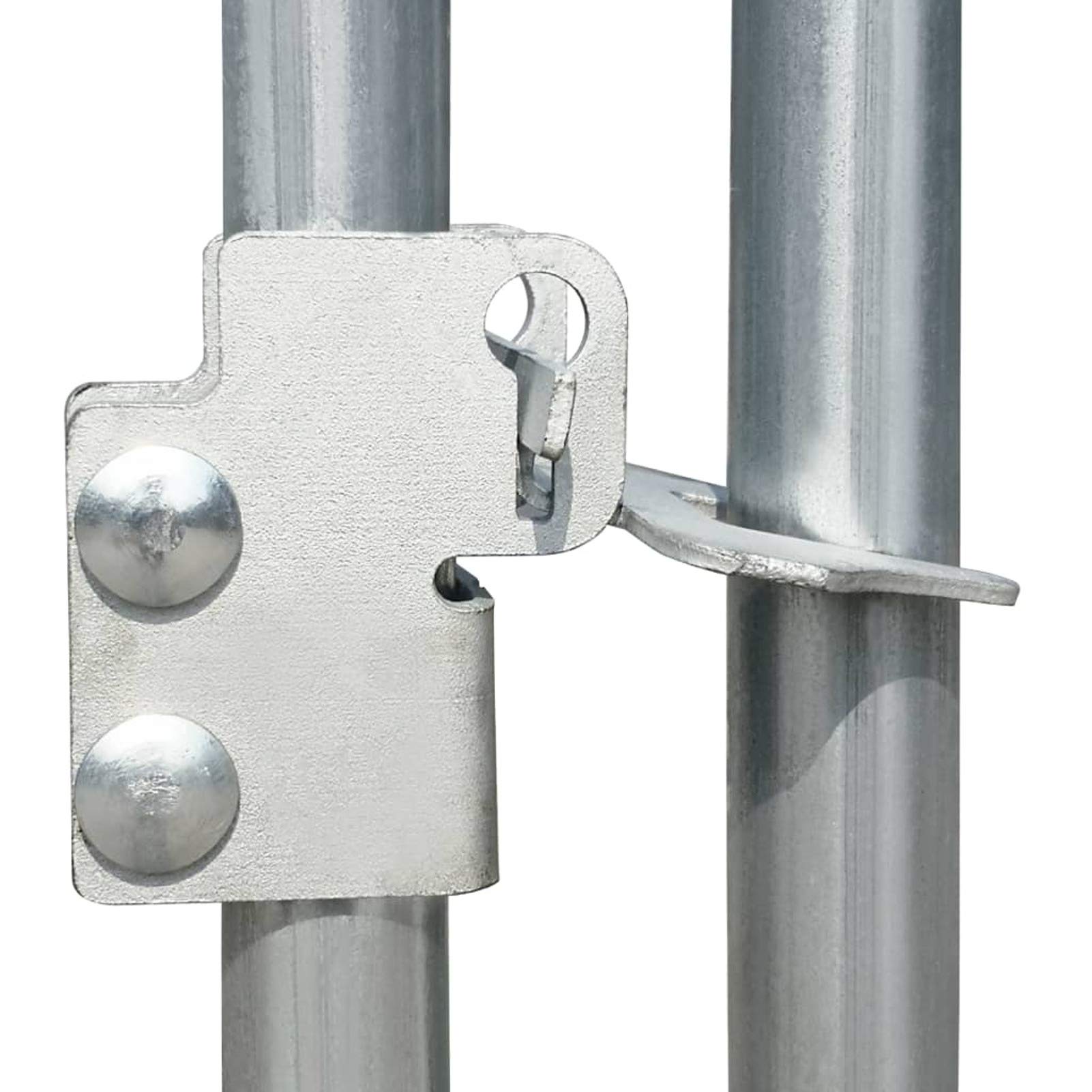 Homgoday Jaula para pollos al aire libre, 2,75 x 4 x 1,92 m, acero galvanizado, gallinero y corral, gallinero, jaula de aves de corral para gallinas, patos, conejos, perros, jaula de aves de corral
