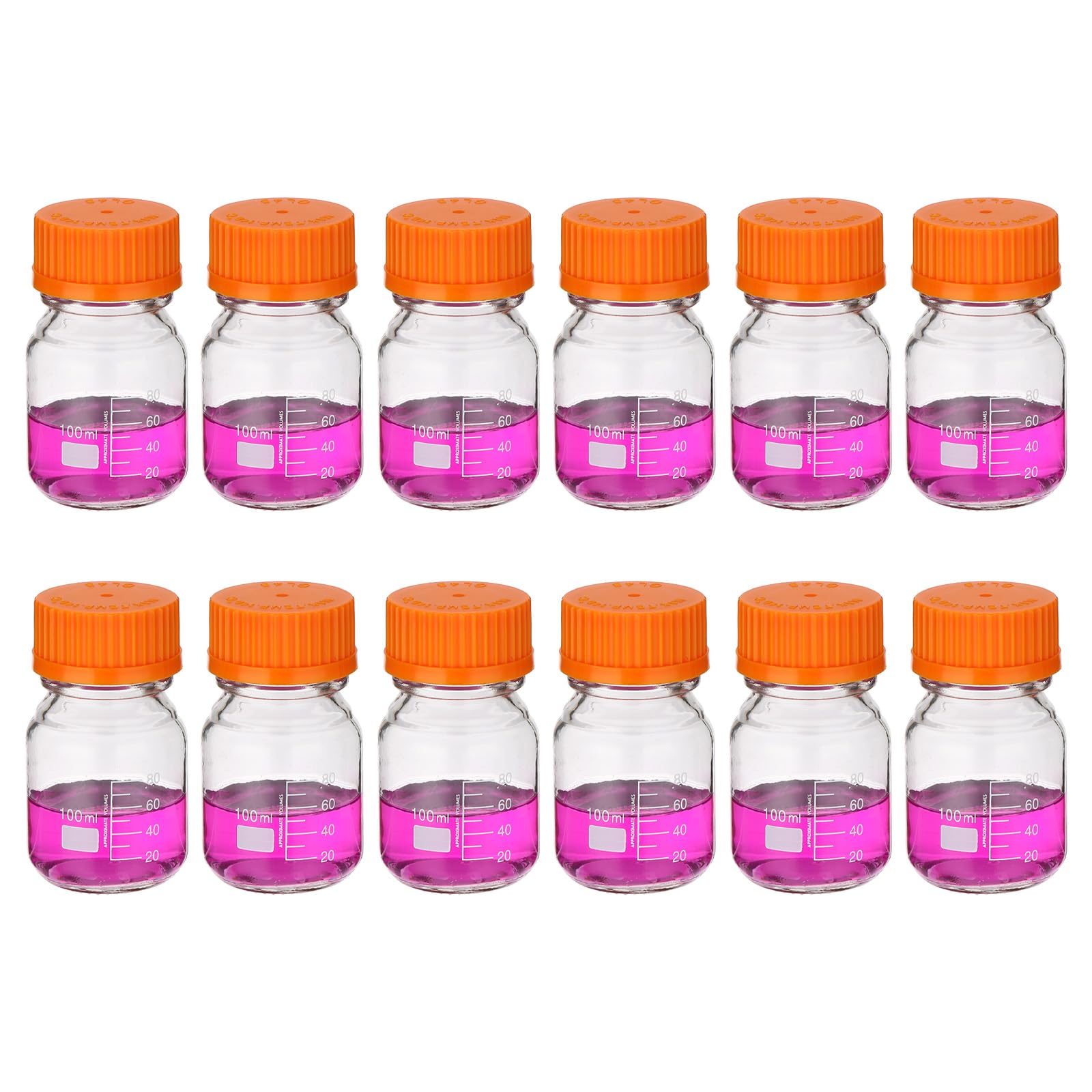 Bottiglie Reagente In Vetro Da 5mL Con Tappo A Vite - 10 Pezzi, Marrone, Per Laboratorio O Casa, Ideali Per Campioni - Foto 3