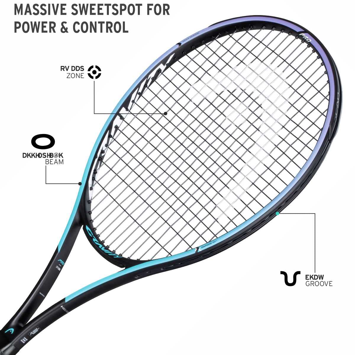 ヘッド グラフィン360＋ グラビティプロ Buy HEAD Graphene 360+ Gravity Pro Tennis Racquet (Strung) Online