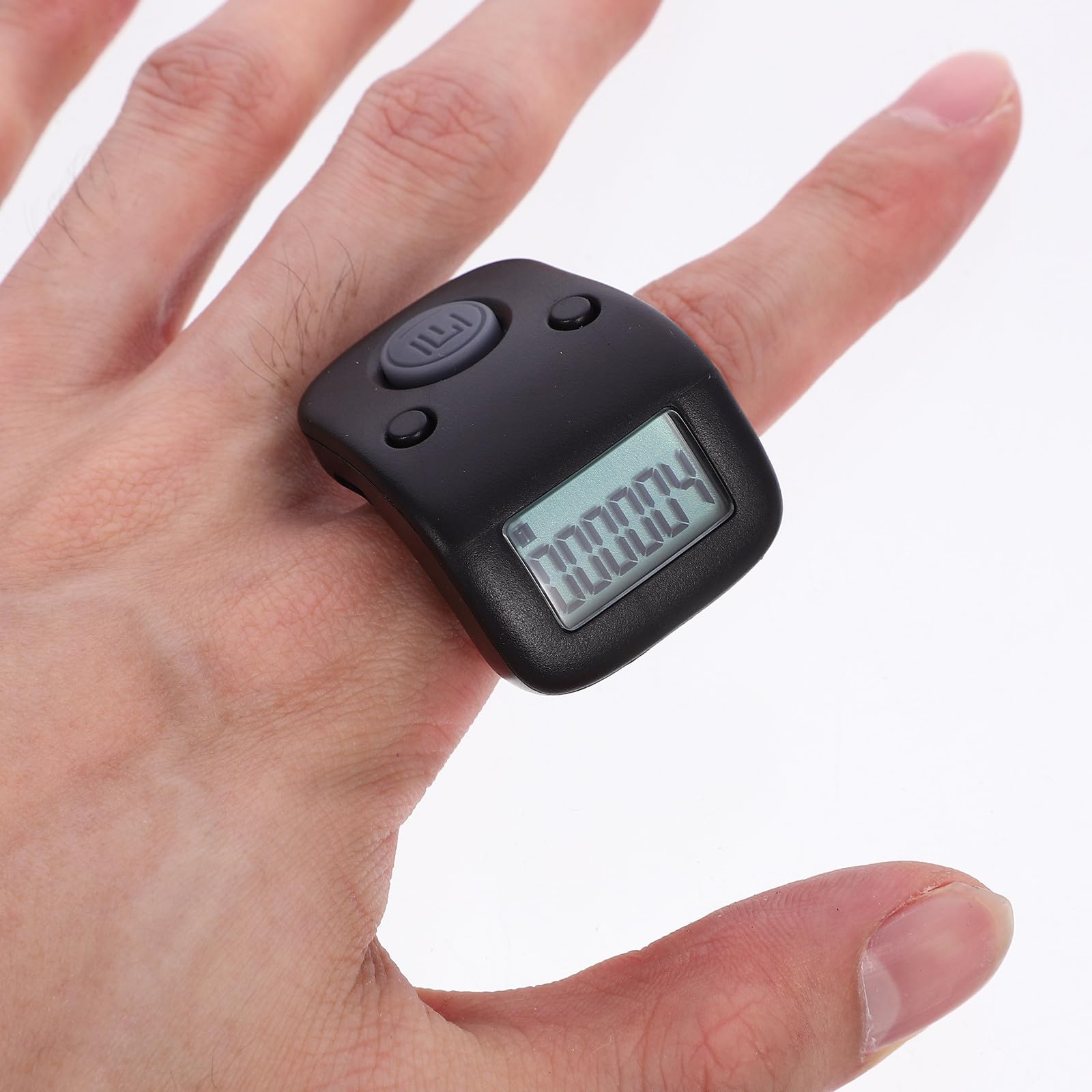 Contavasche Nuoto Portatile in Silicone Lettura Chiara, Contatore Digitale per Dita per attività Sportive e Accessori da Campo